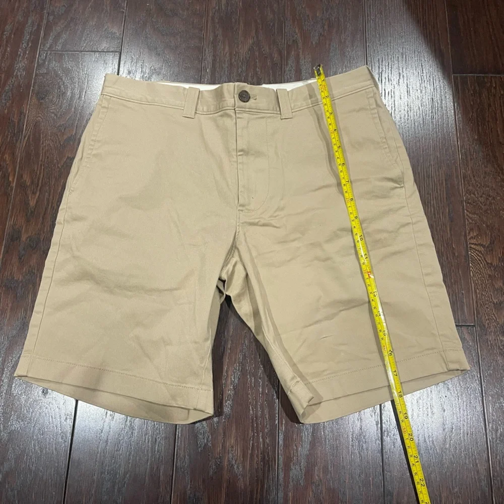 J.Crew Mercantile Flex Chino Shorts Men's Size 30 Khaki Casual Pockets